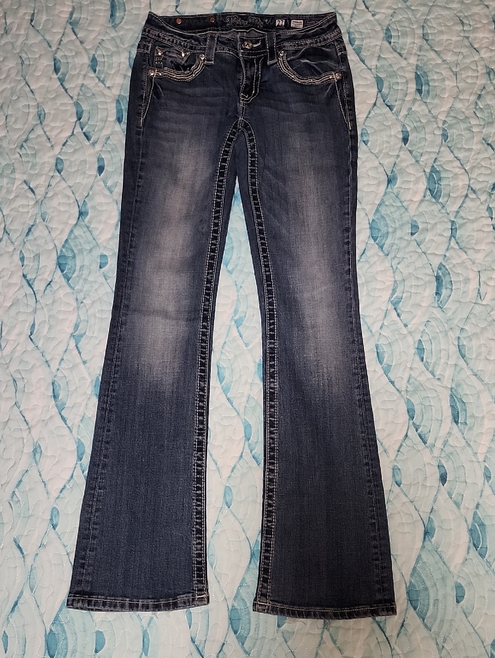 Miss Me Dark Blue Bootcut Jeans
